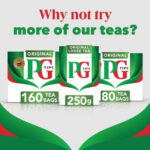 PG Tips Original | Black Tea Bags | Refreshing, Flavourful & Full-Bodied | Perfect Flavour Release | 80 Plant Based Biodegradable Teabags