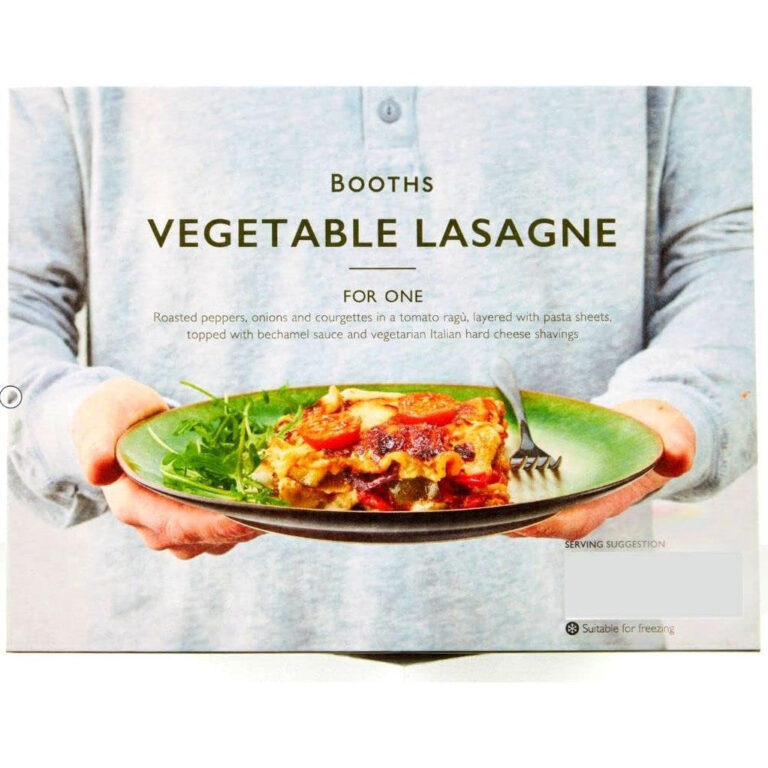 Booths Vegetable Lasagne, 400G - Serves 1