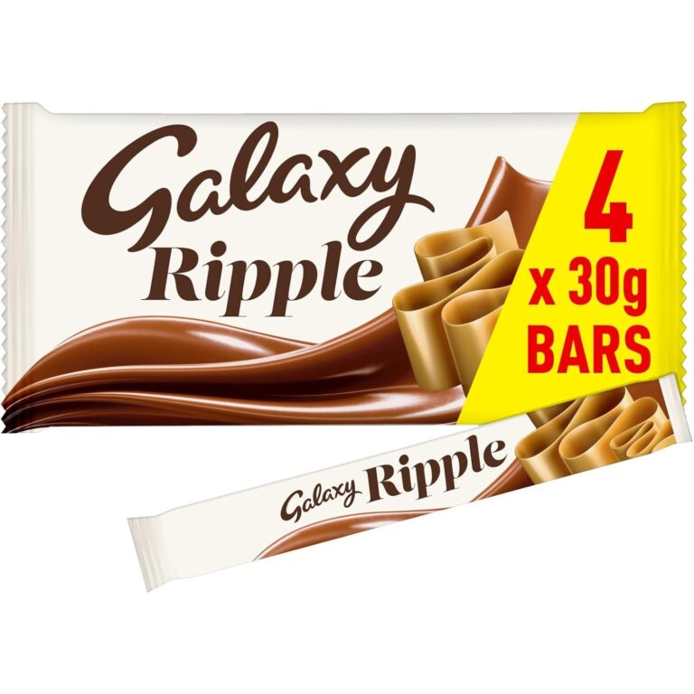 Galaxy Ripple Milk Chocolate Multipack 4 X 30G