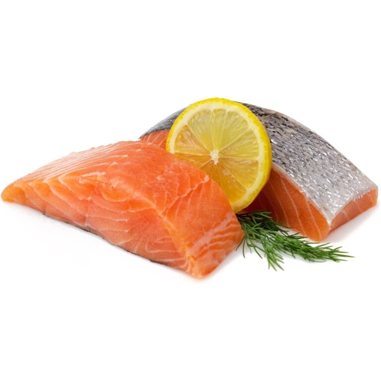 Landed Seafoods | Premium Scottish Salmon Fillets | Sashimi Grade | Hand Cut | Skin on and Boneless | 2 X 130G