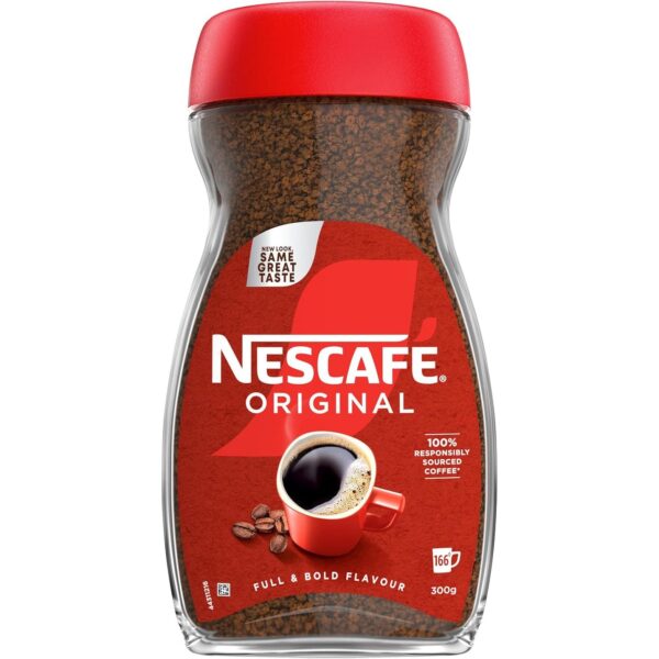 NESCAFÉ Original Instant Coffee 300G, Rich Aroma, Full & Bold Flavour