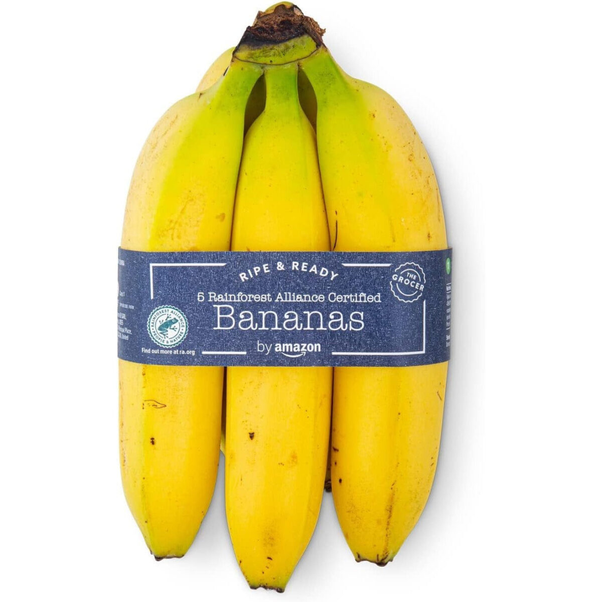By Amazon Ripe & Ready Bananas, Pack of 5, Medium