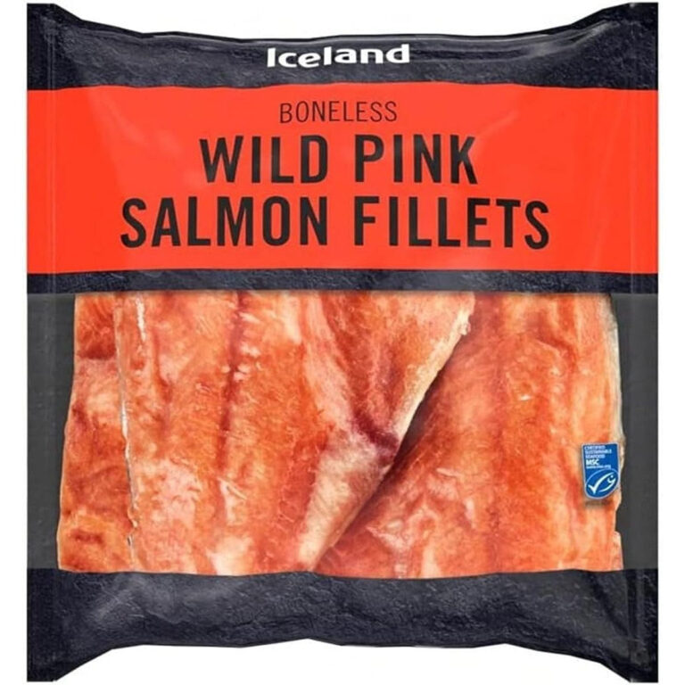 Iceland Wild Pink Salmon Fillets 330G (Frozen)