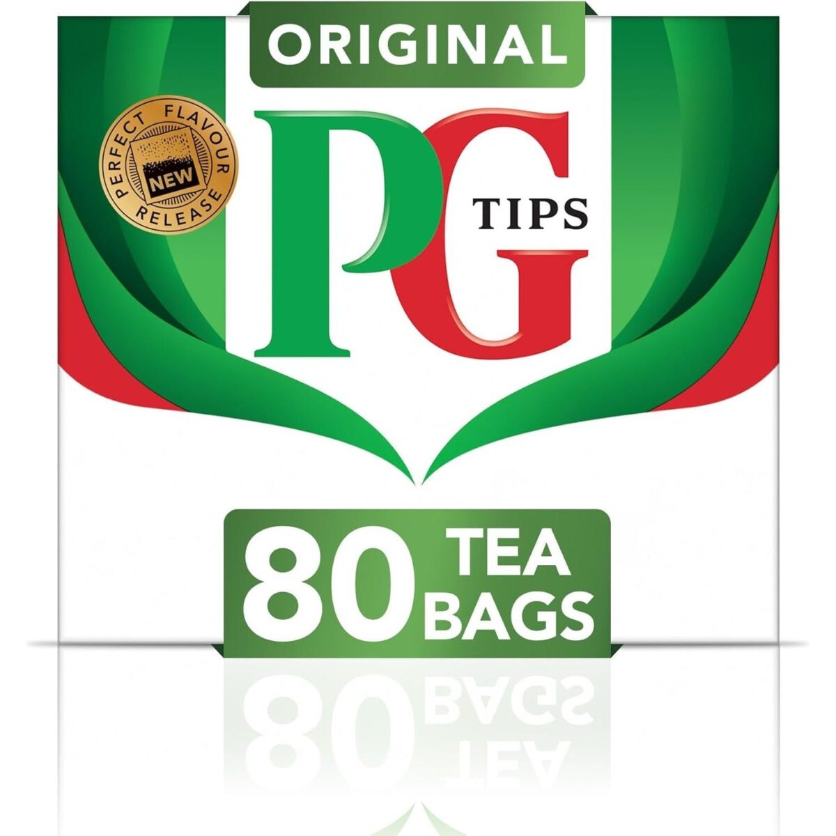 PG Tips Original | Black Tea Bags | Refreshing, Flavourful & Full-Bodied | Perfect Flavour Release | 80 Plant Based Biodegradable Teabags