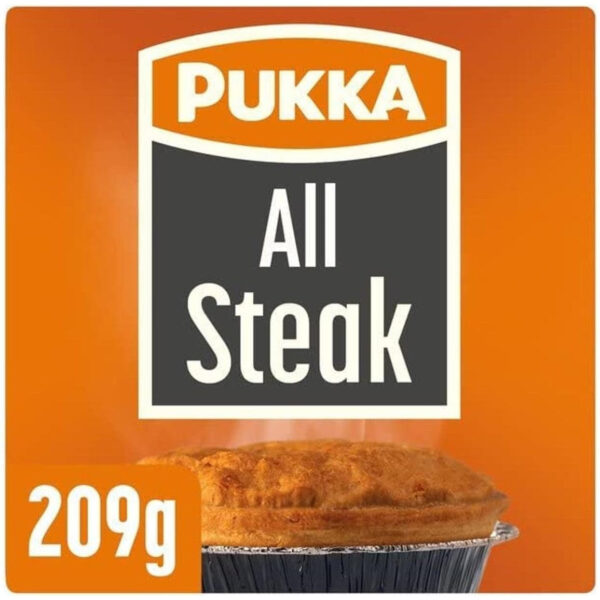 Pukka Pies All Steak Pie, 209G