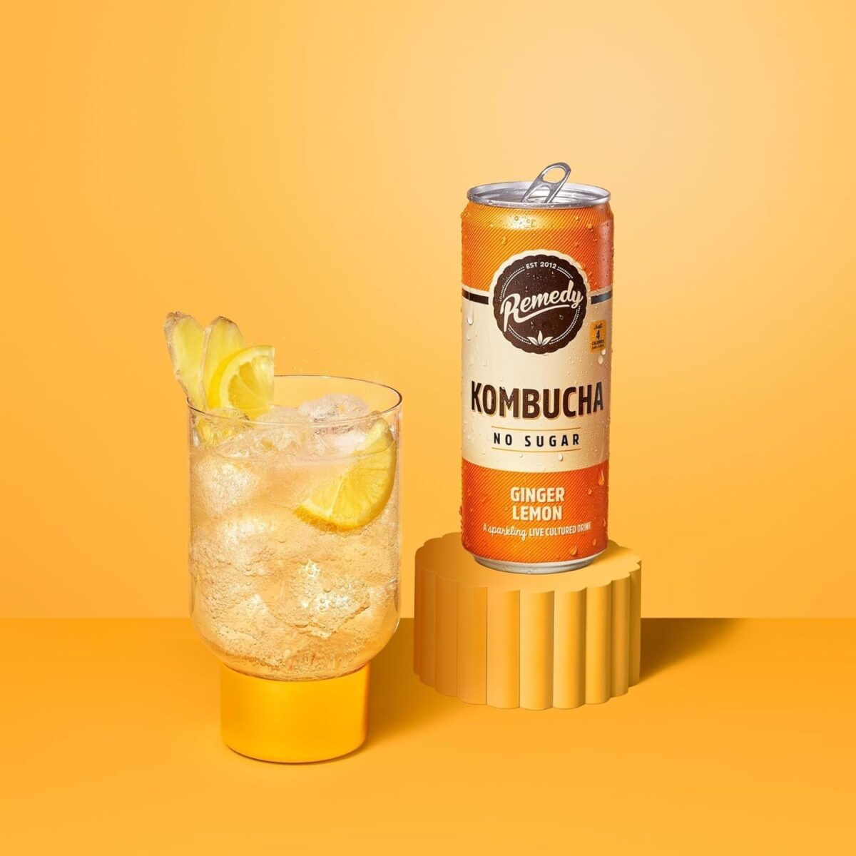 Remedy Kombucha Ginger Lemon