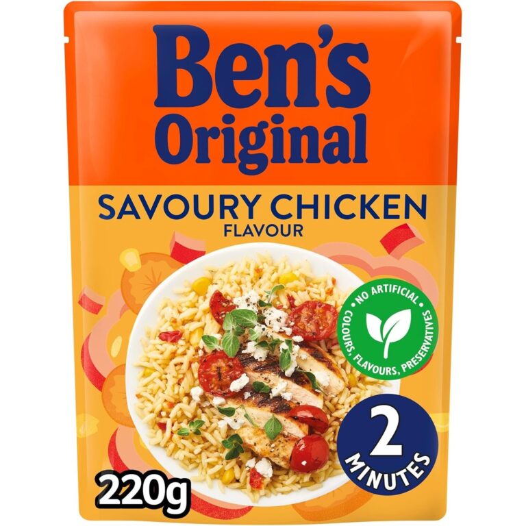 Ben'S Original Savoury Chicken Microwave Rice Pouch, 220G