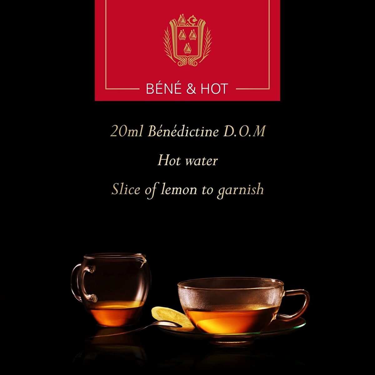 Bénédictine D.O.M. French Liqueur, 40% ABV, 70Cl / 700Ml, Made from a Secret Recipe of 27 Traditional Roots, Herbs & Spices, Notes of Light Honey, Citrus & Soft Almond