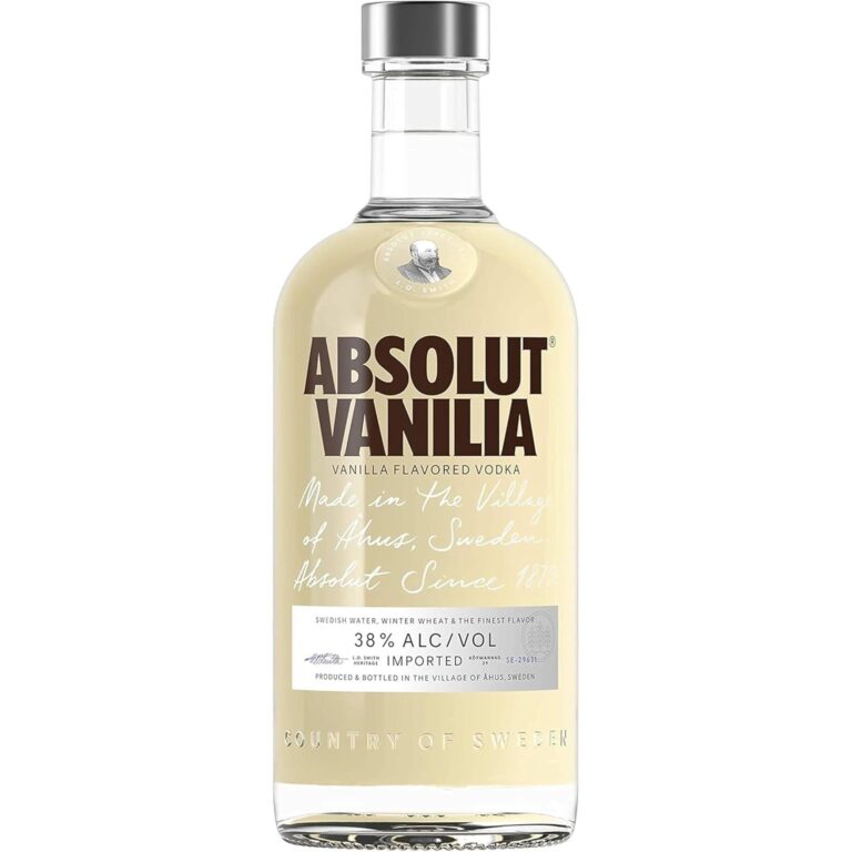 Absolut Vanilia Flavoured Swedish Vodka, 70 Cl