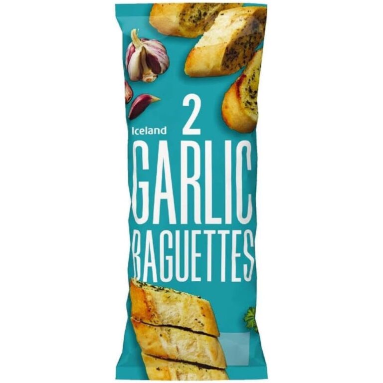 Iceland 2 Garlic Baguettes 338G (Frozen)