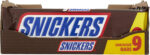 Snickers 9 Bars Pack 9X35.5, 319.5G, Jam-Packed with Milk Chocolate with Soft Nougat and Caramel Centre with Fresh Roasted Peanuts