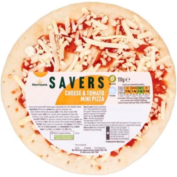 Savers Mini Cheese & Tomato Pizza, 111G
