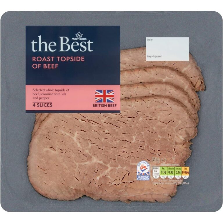 Morrisons the Best Topside Beef 80G