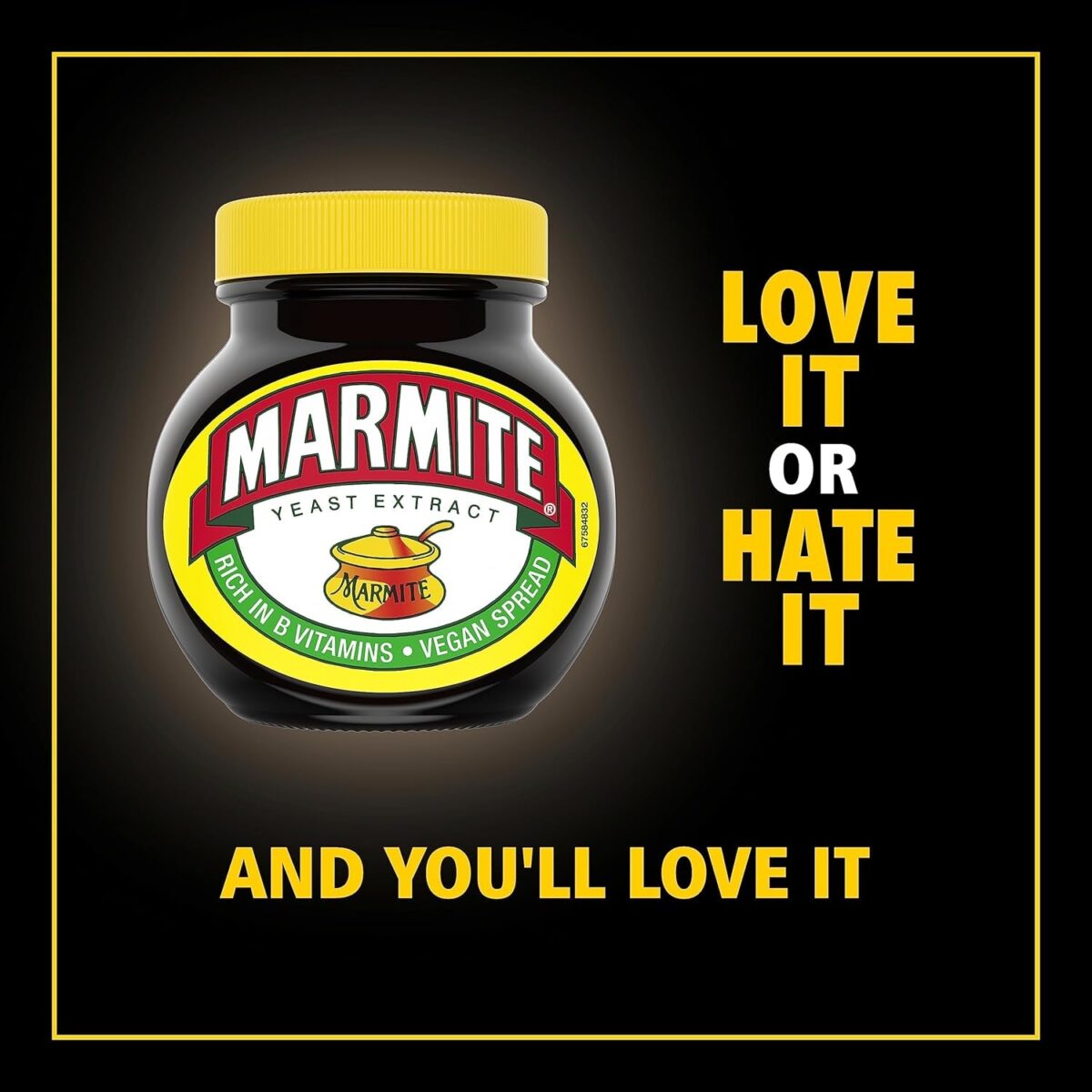 Marmite Spread Classic Yeast Extract Made with Sustainably Grown Ingredients Rich in B Vitamins 250 G