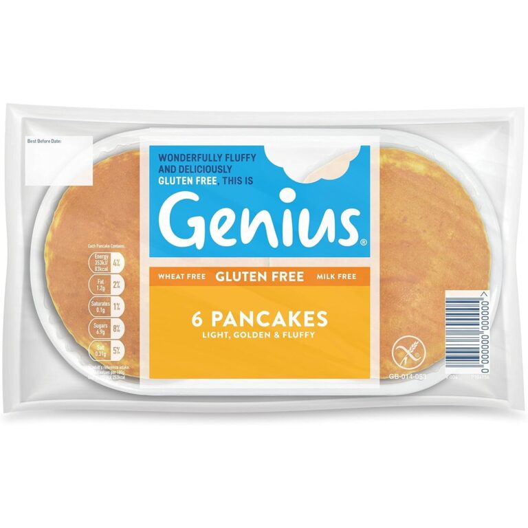 Genius Gluten Free Pancakes 6 Pack 198G