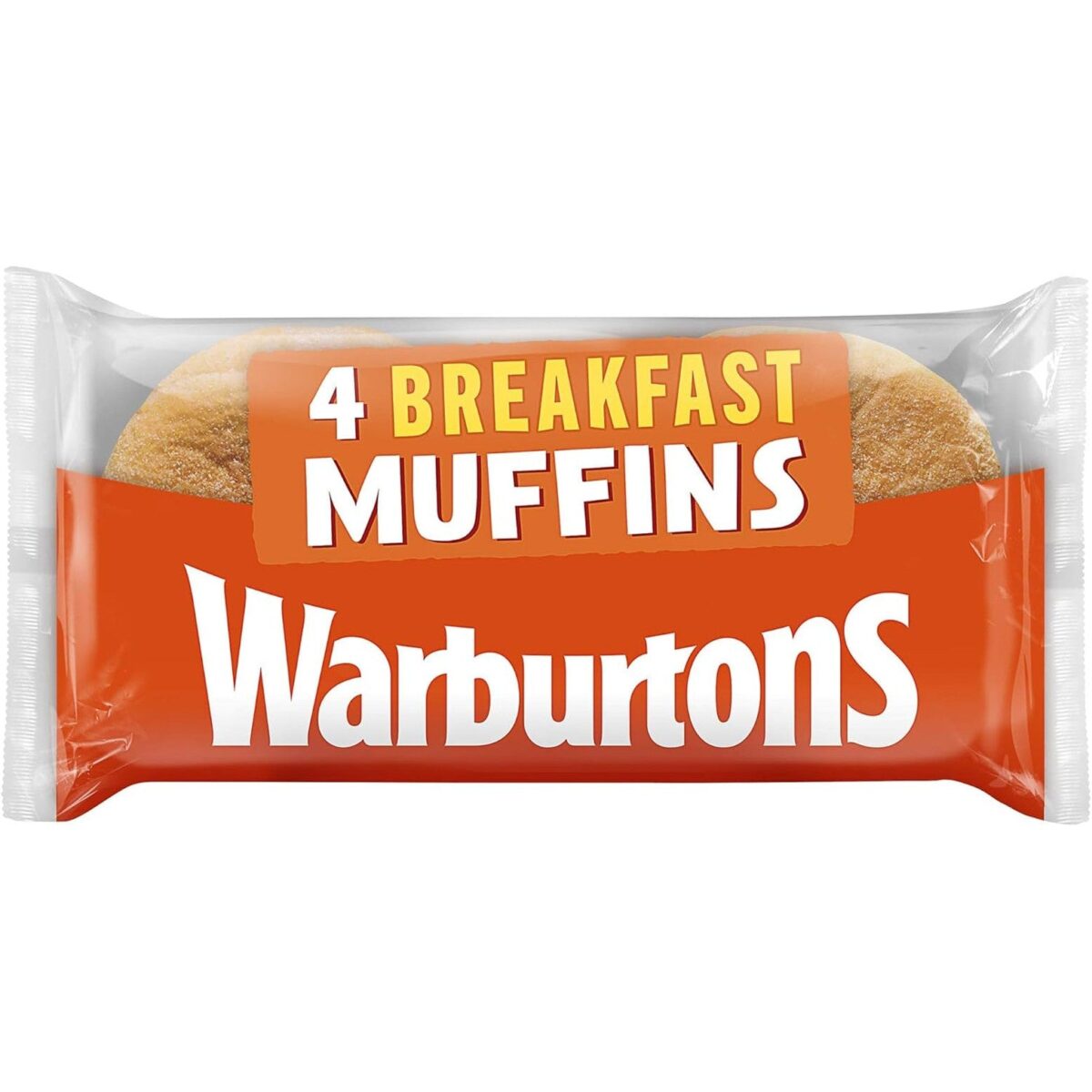 Warburtons 4 Toasting Muffins, 256G