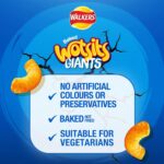 Walkers Wotsits Giants Really Cheesy Vegetarian Baked Snacks 130 G