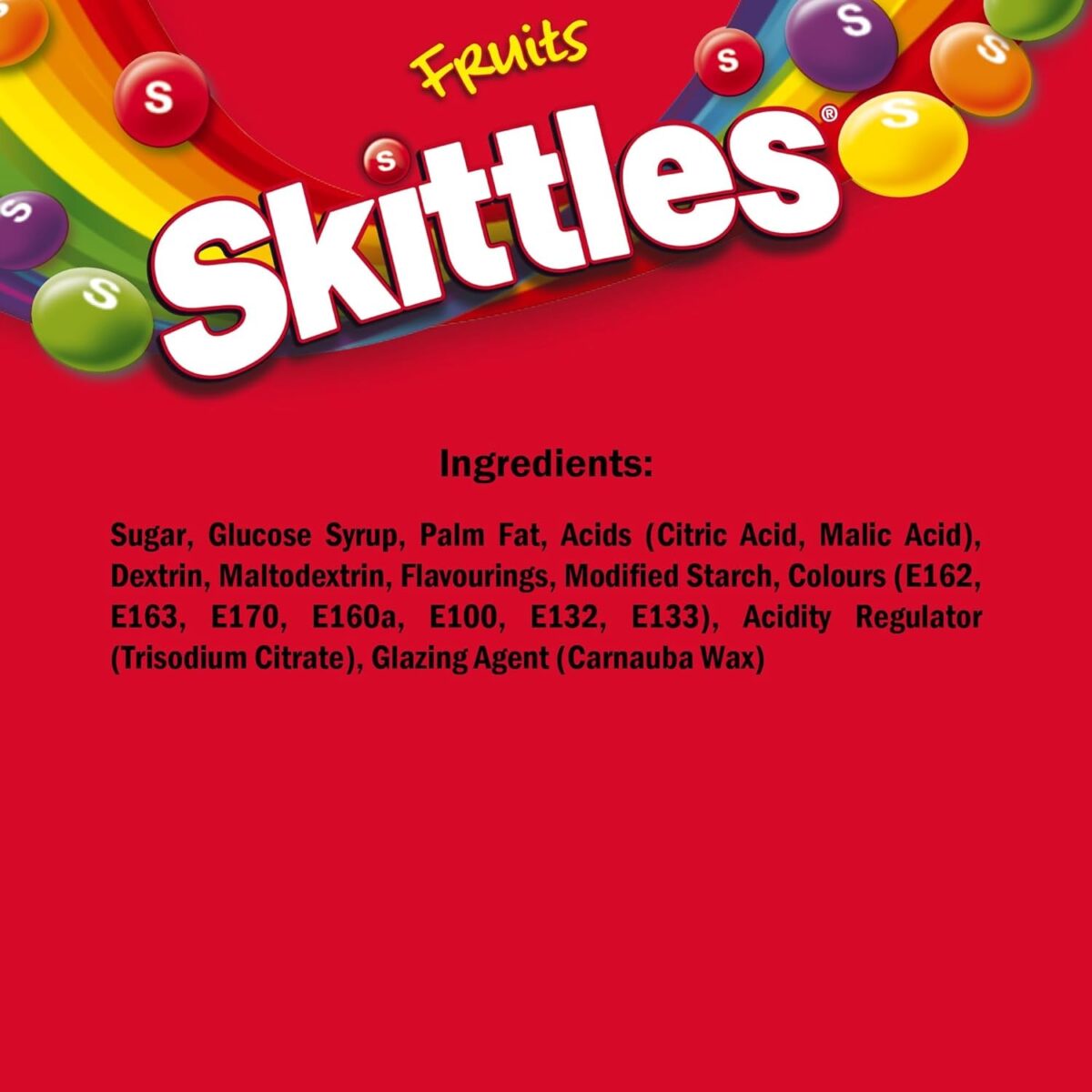 Skittles Fruit Sweets Pouch 136G