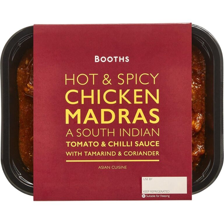 Booths Hot & Spicy Chicken Madras, 350G - Serves 2