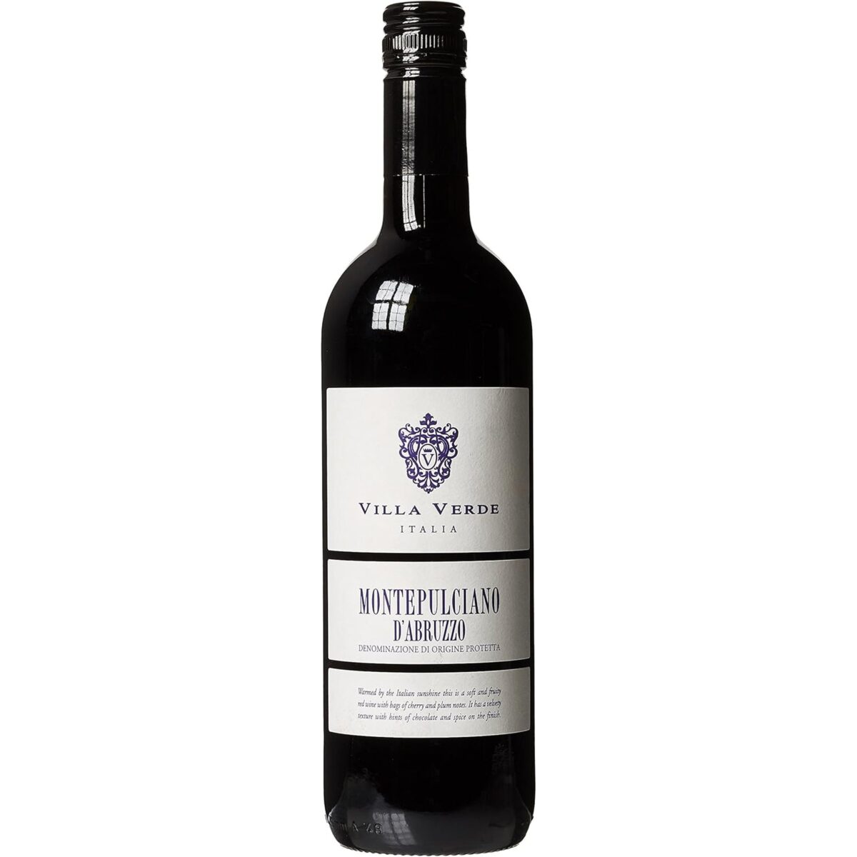 Villa Verde Montepulciano D'Abruzzo Red Wine, 75Cl