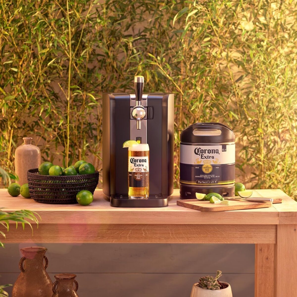 Perfectdraft Corona Extra Lager Beer Keg for Philips Machine, 6 L