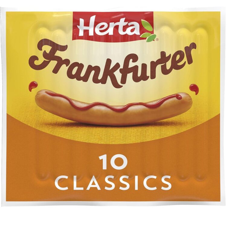 Herta 10 Frankfurters Hot Dogs, 350G ,Pack of 1