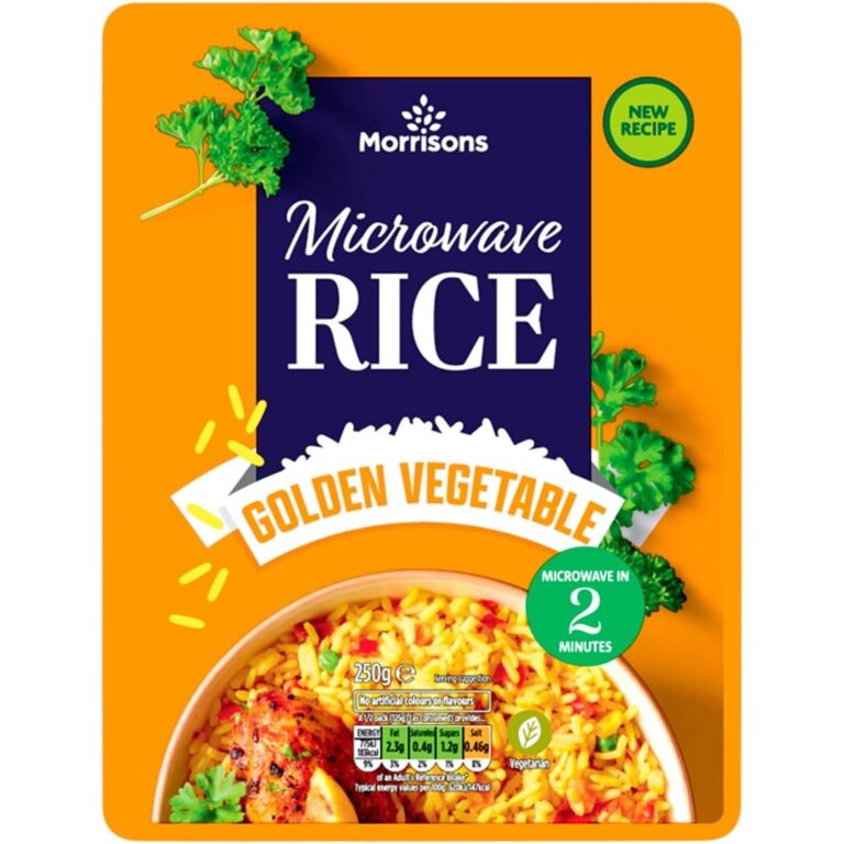 Morrisons Golden Vegetable Rice 250G