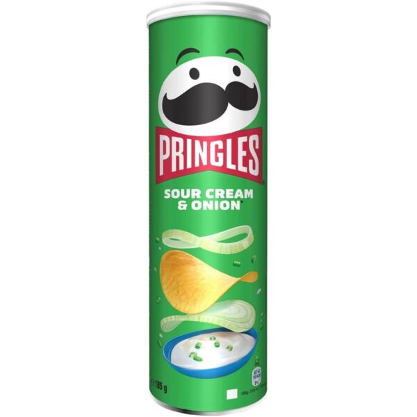 Pringles Sour Cream & Onion Sharing Crisps 185G