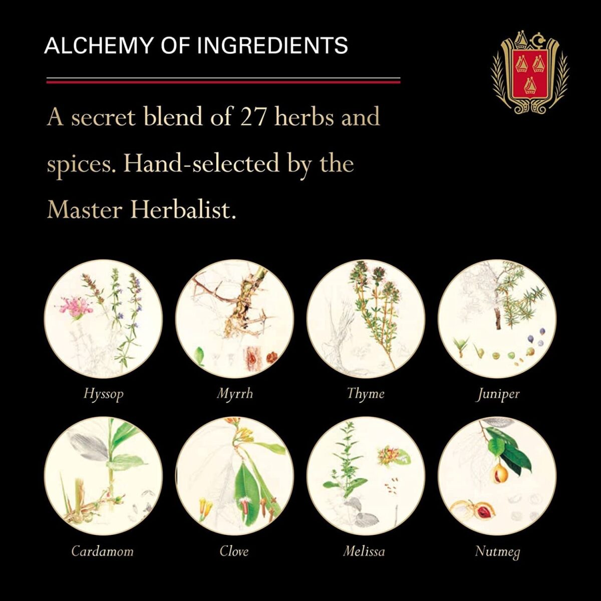 Bénédictine D.O.M. French Liqueur, 40% ABV, 70Cl / 700Ml, Made from a Secret Recipe of 27 Traditional Roots, Herbs & Spices, Notes of Light Honey, Citrus & Soft Almond