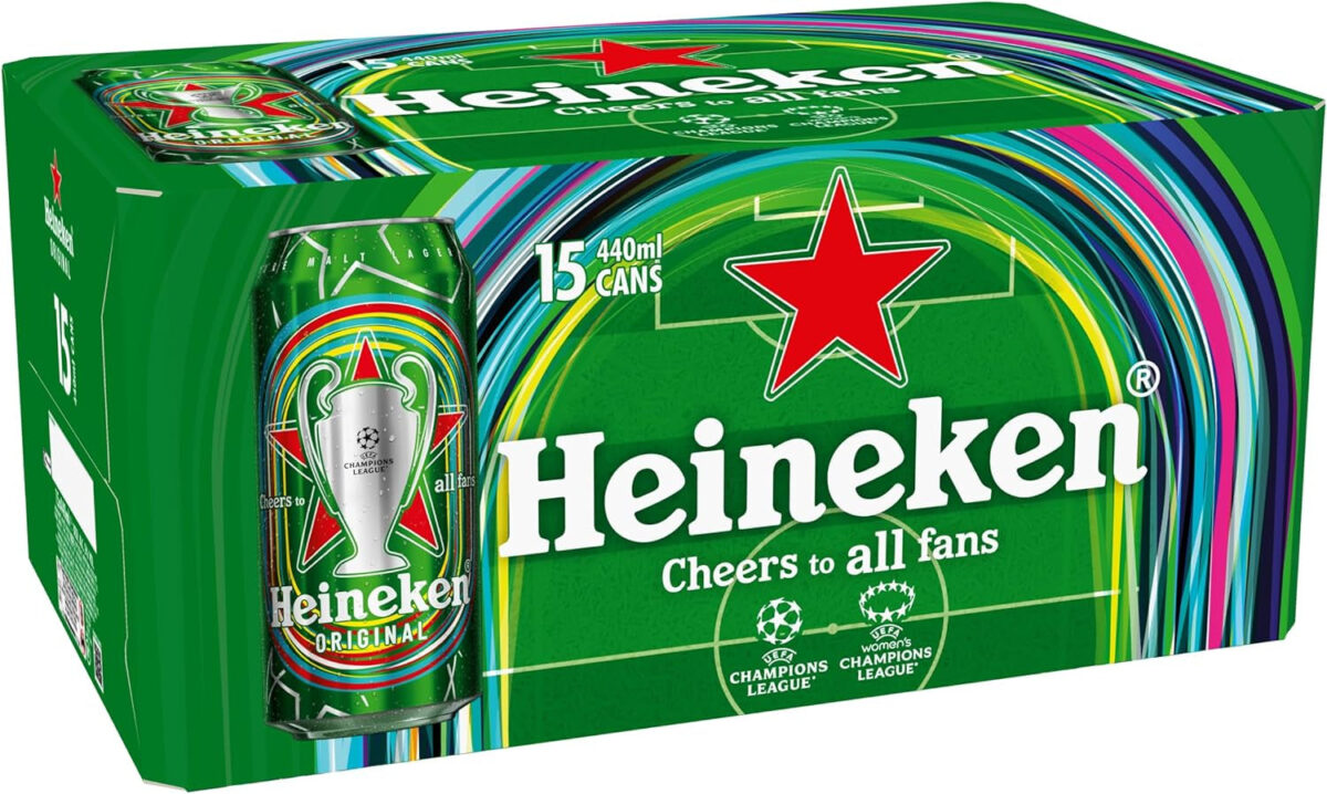 Heineken Premium Lager Beer, 15 X 440Ml