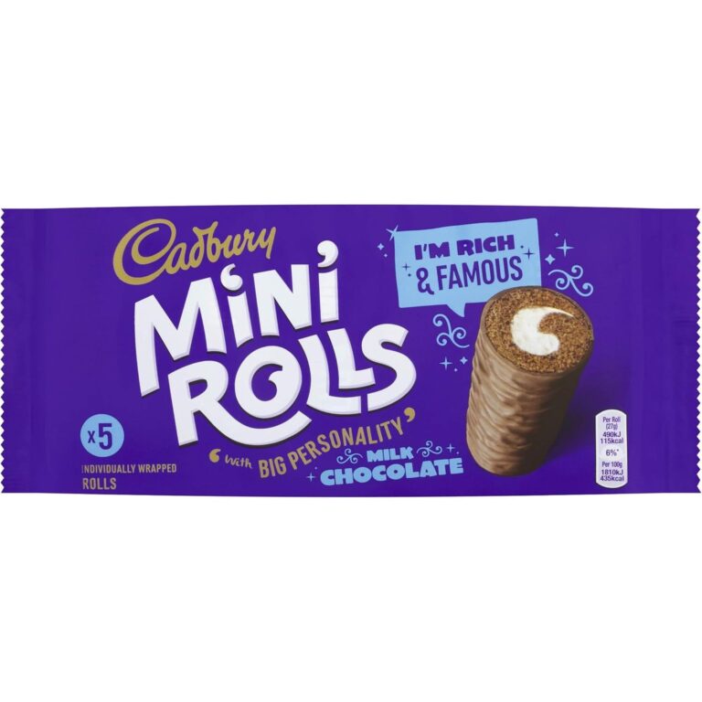 Cadbury Chocolate Mini Rolls, 130G