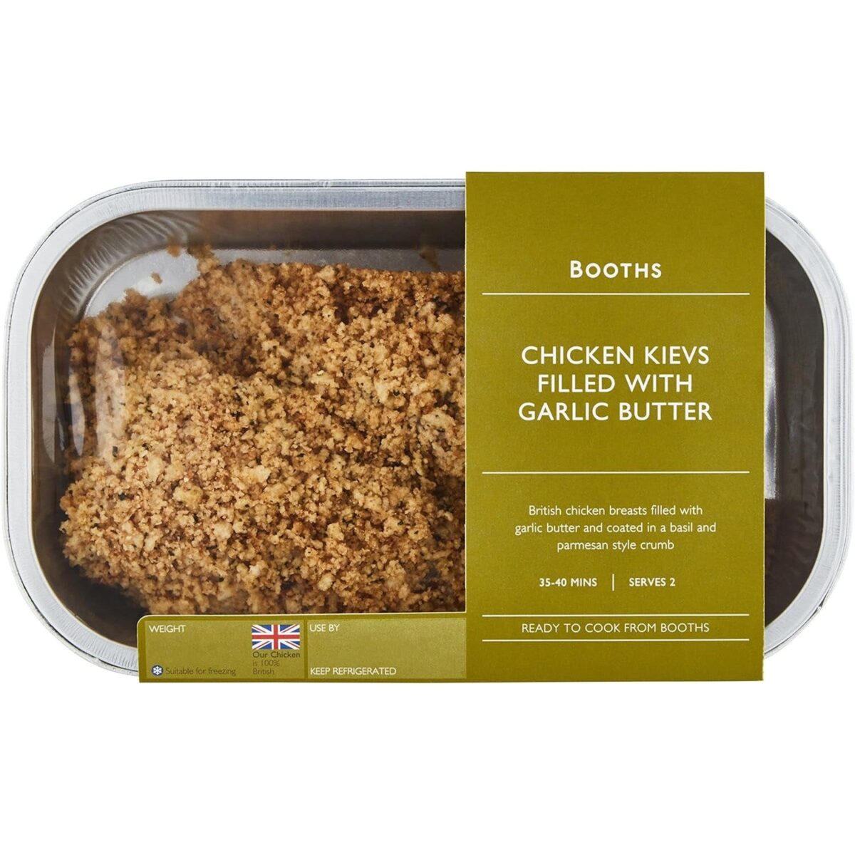 Booths Chicken Kievs Filled with Garlic Butter, 400G
