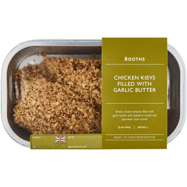 Booths Chicken Kievs Filled with Garlic Butter, 400G
