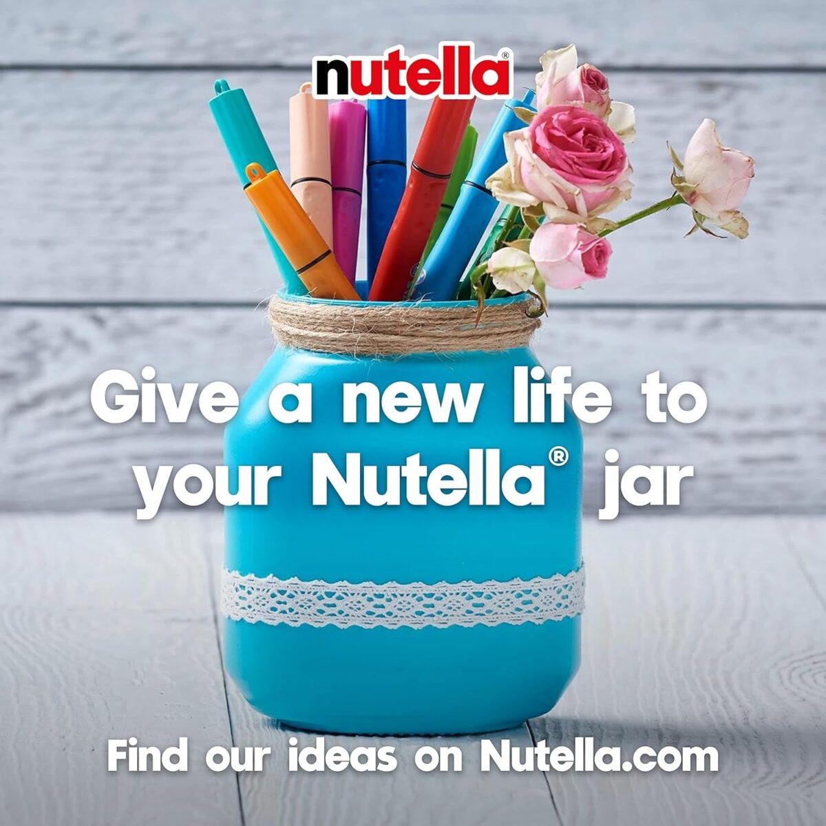 Nutella Hazelnut Chocolate Spread Jar for Pancakes, Unique Recipe for a Smooth Texture and an Unmistakable Taste, Pack of 1 X 350G