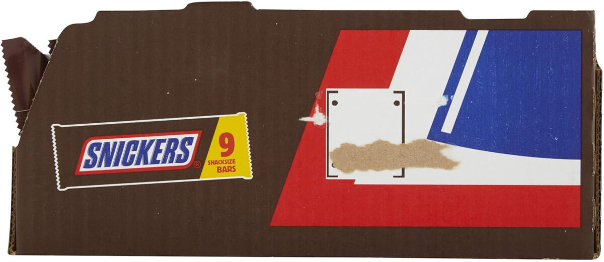 Snickers 9 Bars Pack 9X35.5, 319.5G, Jam-Packed with Milk Chocolate with Soft Nougat and Caramel Centre with Fresh Roasted Peanuts