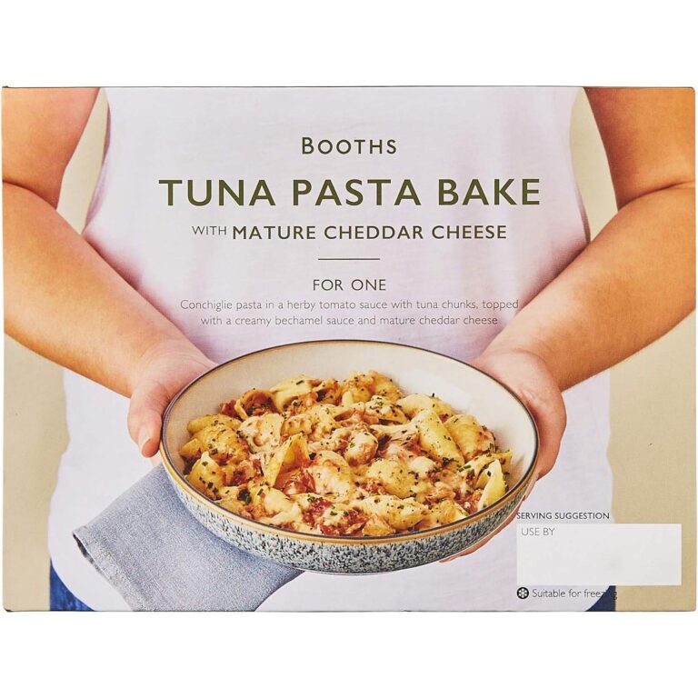 Booths Tuna Pasta Bake with Mature Cheddar Cheese, 400G - Serves 1