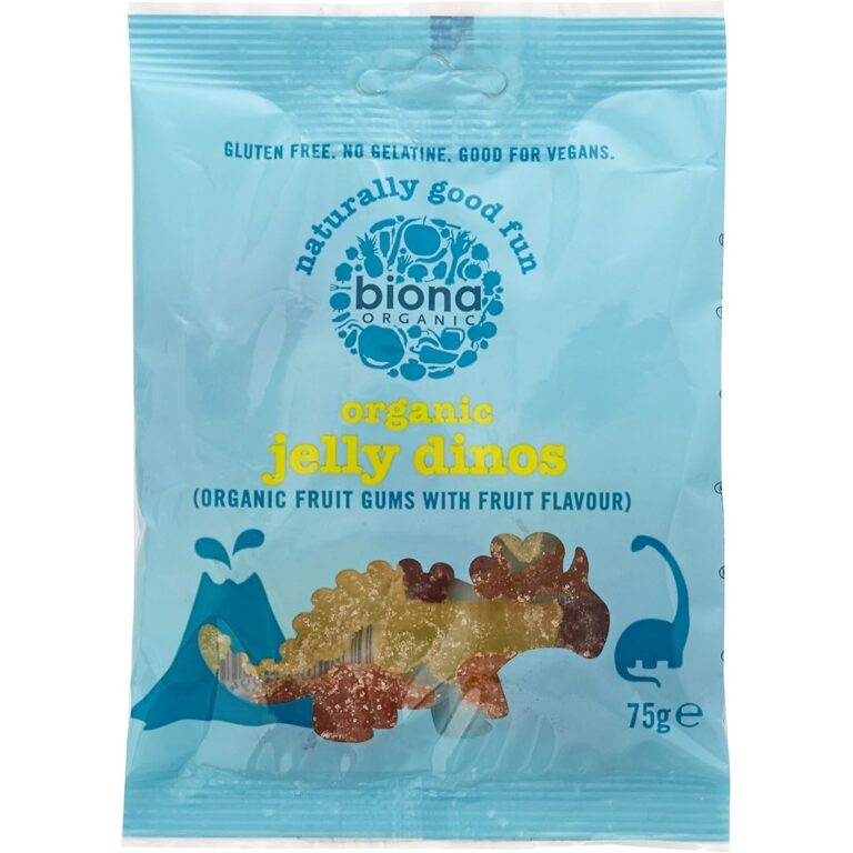 Biona Jelly Dinos Organic, 75G