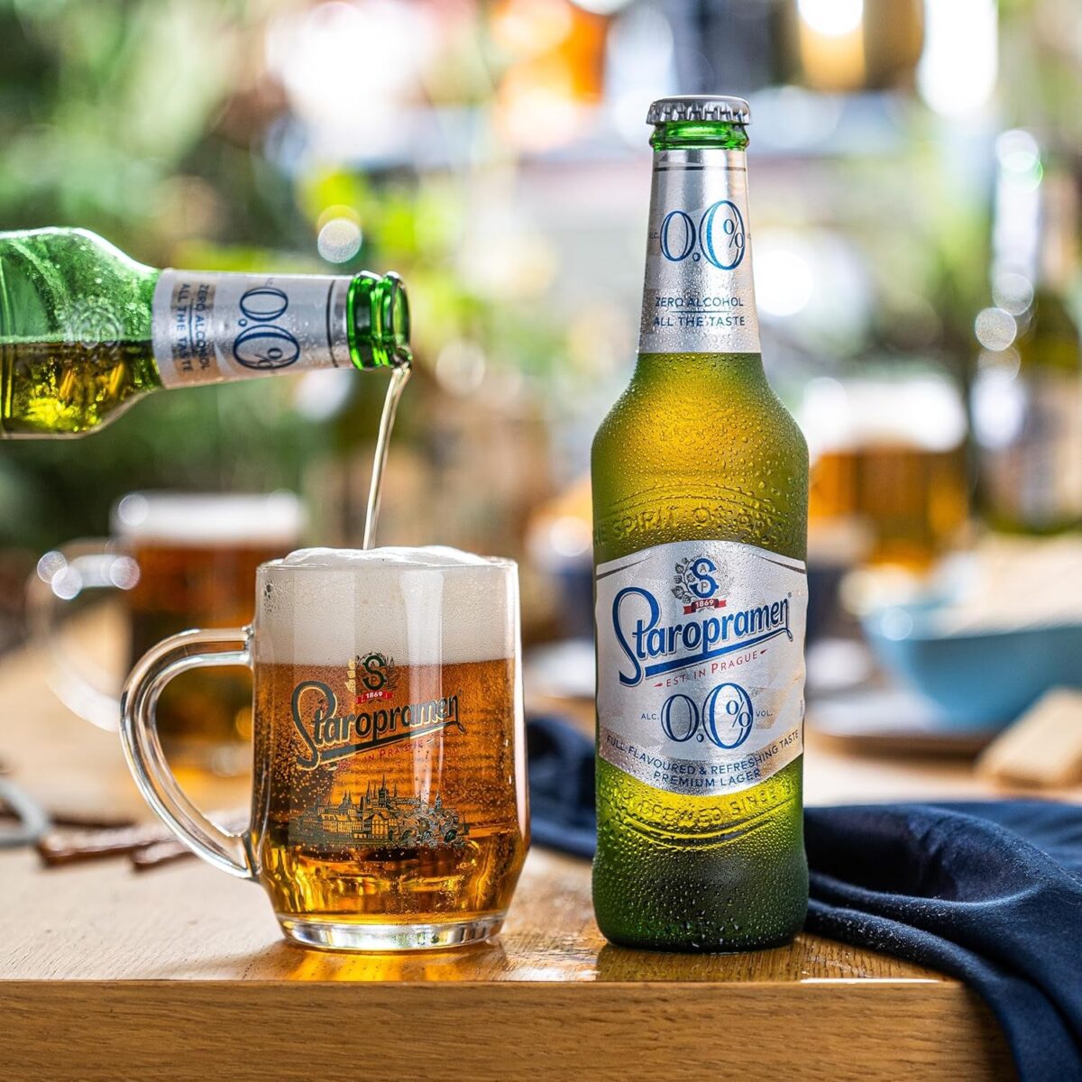 Staropramen 0.0% Alcohol Free Lager 24 X 330 Ml (Bottles)