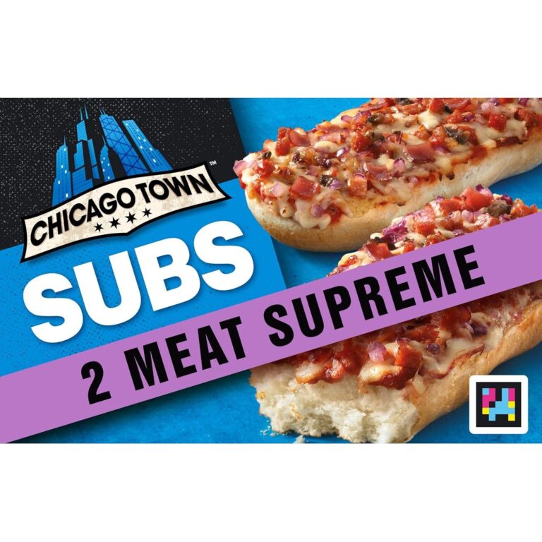 Chicago Town 2 Meat Feast Sub Pizzas, 2 X 125G (Frozen)