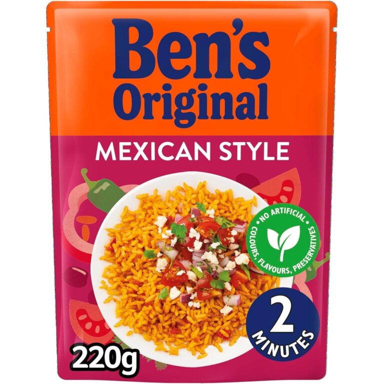 BEN'S ORIGINAL Mexican Style Microwave Rice Pouch 220G - Serves 2