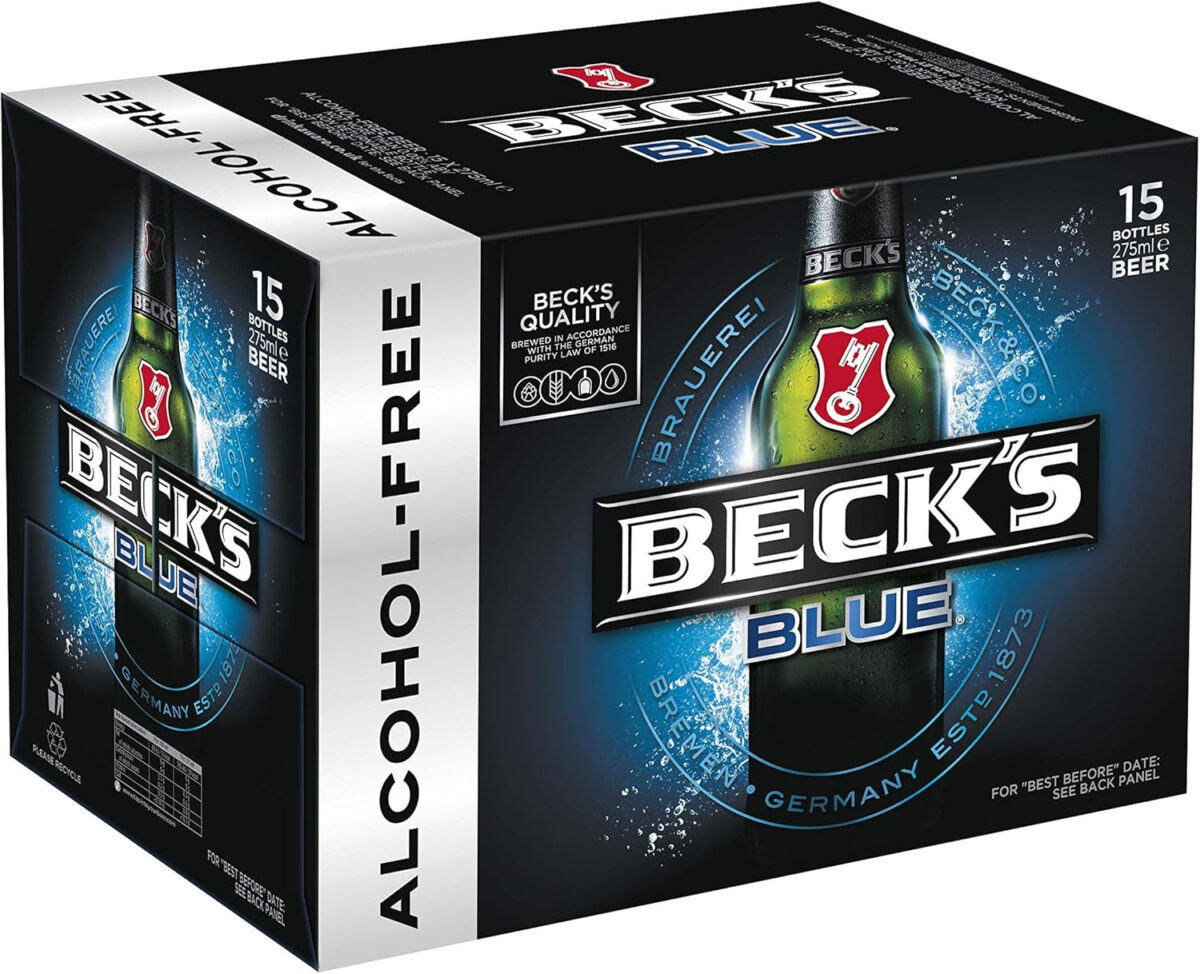 Becks Blue Beer, 15 X 275Ml Bottles