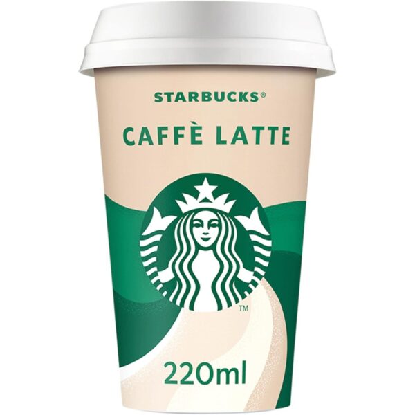 Starbucks Caffe Latte Iced Coffee, 220 Ml