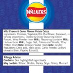 Walkers Less Salt Mild Cheese & Onion 6Pk