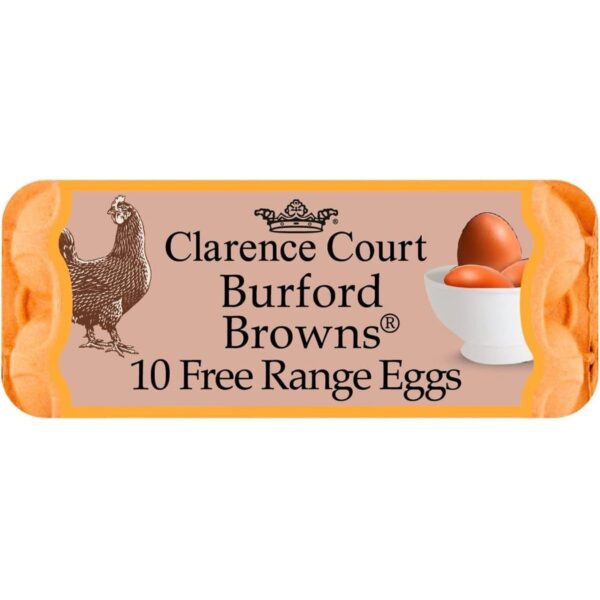 Clarence Court Burford Brown Mixed Free Range Eggs, 10 Pack