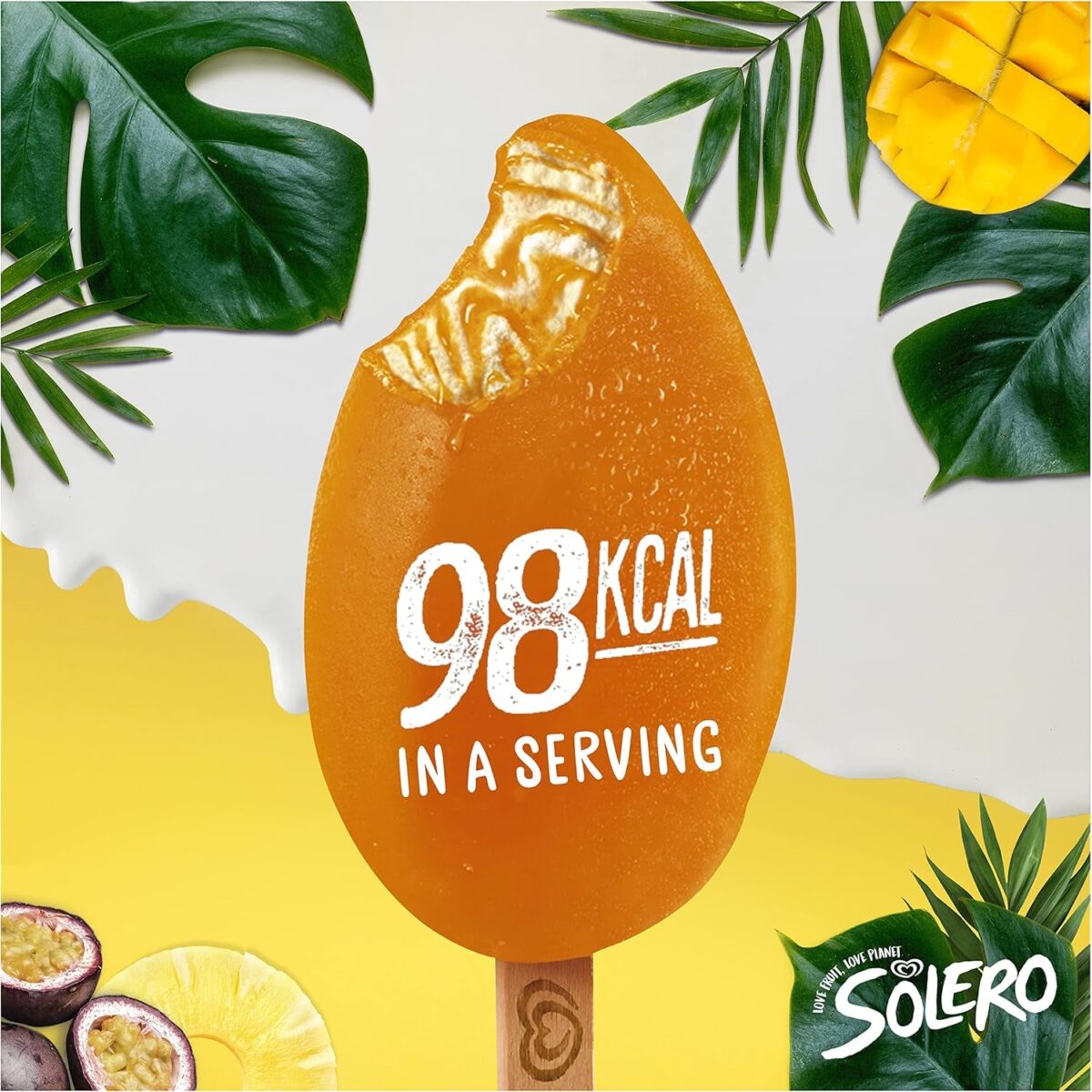 Solero Exotic Ice Cream , 3X 90Ml