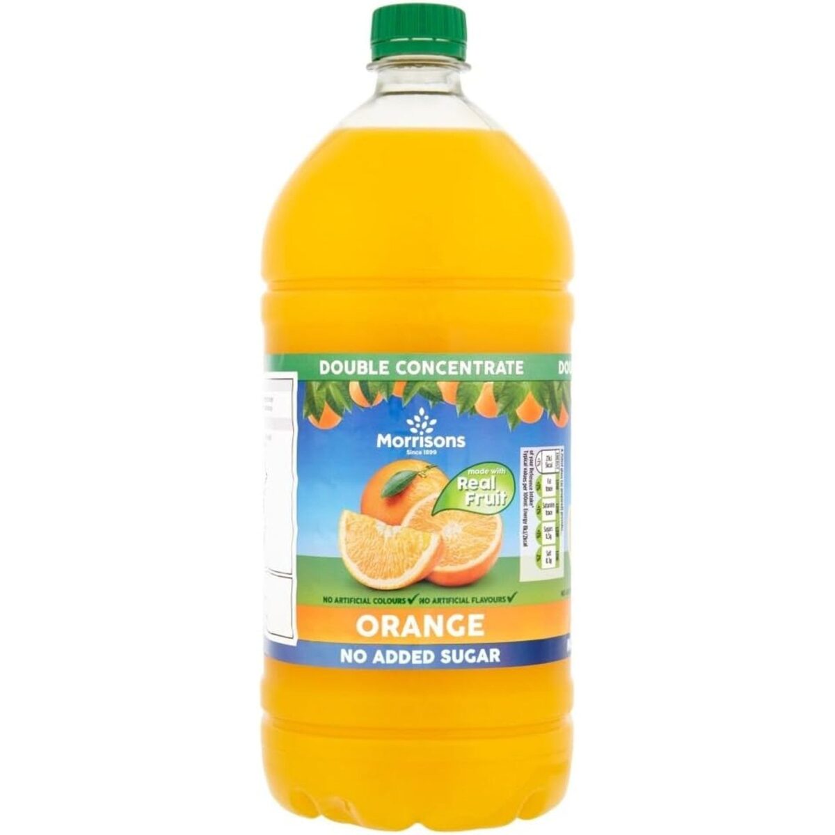 Morrisons Orange Squash No Added Sugar 1.5 Litre