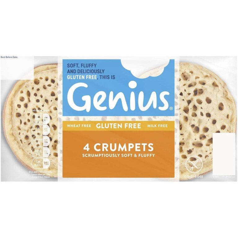 Genius Gluten Free Crumpets, Pack of 4