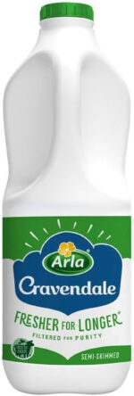 Cravendale Filtered Fresh Semi Skimmed Milk 2 Litre Fresher for Longer