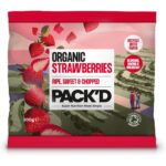 PACK'D Organic & Ripe Diced Strawberries, 300G (Frozen)