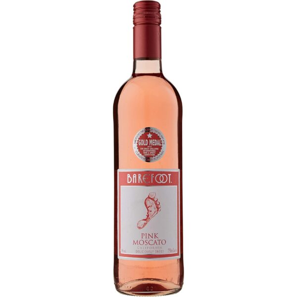 Barefoot Pink Moscato Rose Wine, 75Cl
